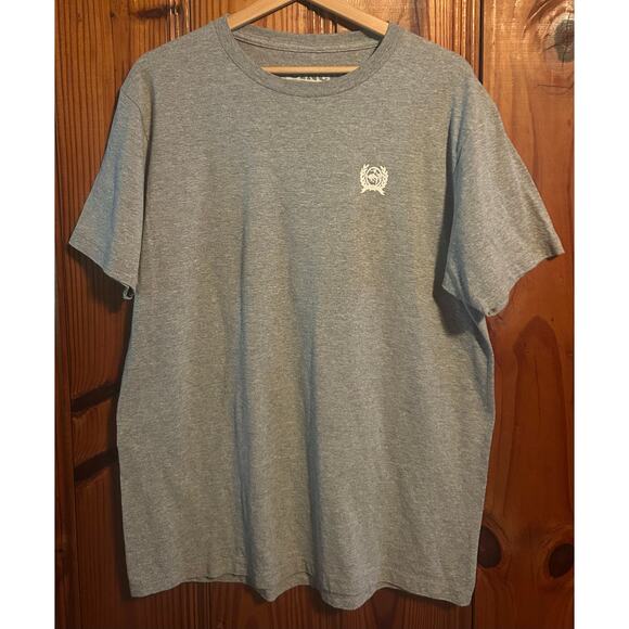 Cinch Jeans Men's T Shirt Short Sleeve Logo Graphic gray size large - Picture 2 of 3